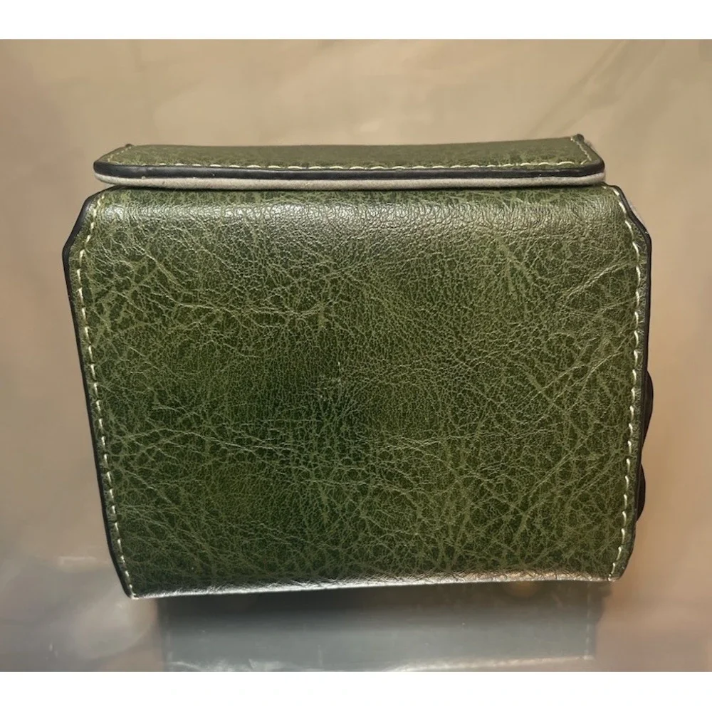 Canon Olive Green Camera Case Retro Style Faux Leather Power Shot G7 X NWOT